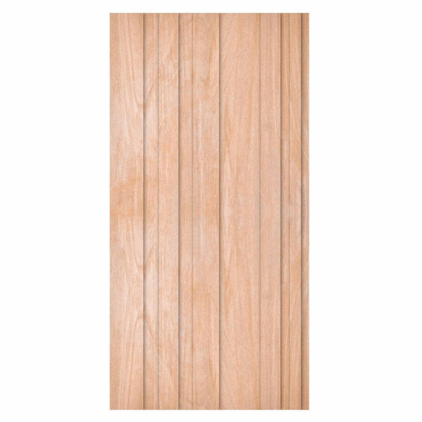 Tapete - Light Wood - Vertical panels in a warm beige shade