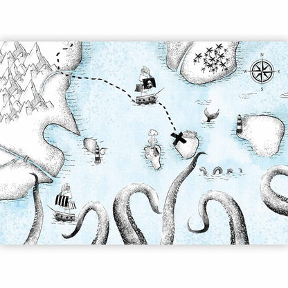Fototapete - Treasure Map