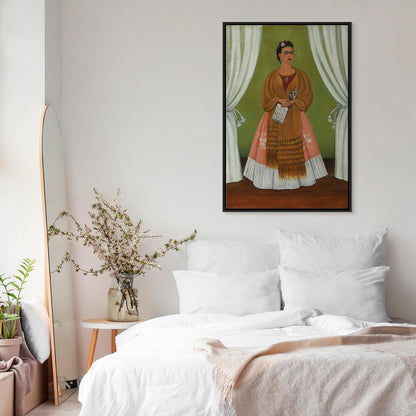 Leinwandbild - Frida Kahlo – Self-Portrait Dedicated to Leon Trotsky