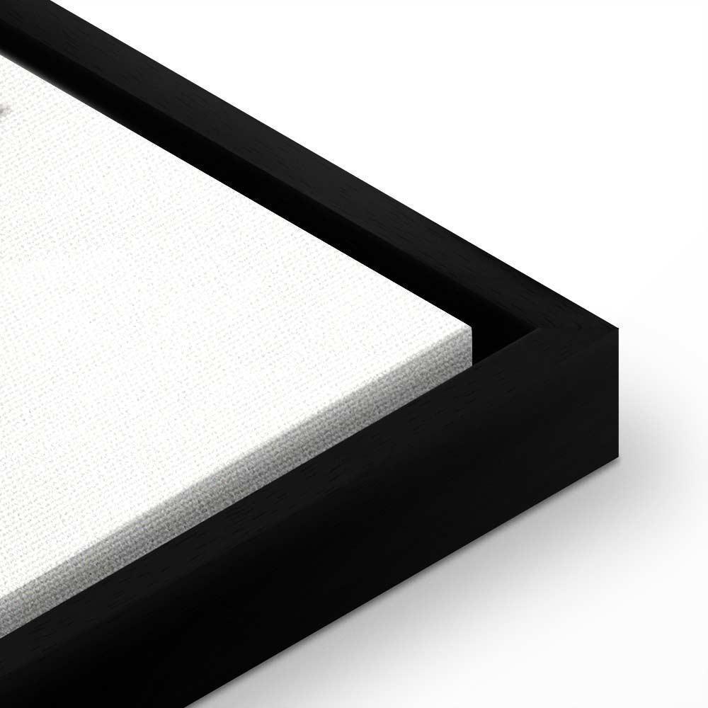 Leinwandbild - Woman With Dog - Illustration