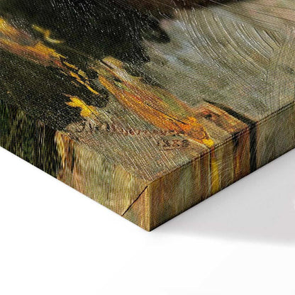 Leinwandbild - John William Waterhouse – The Lady of Shalott