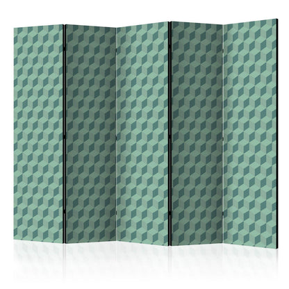Paravent - Monochromatic cubes II Artgeist