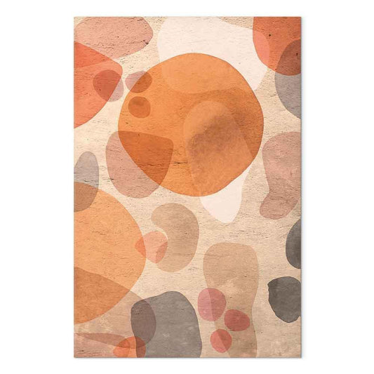 Leinwandbild - Amber Kaleidoscope (1 Part) Vertical