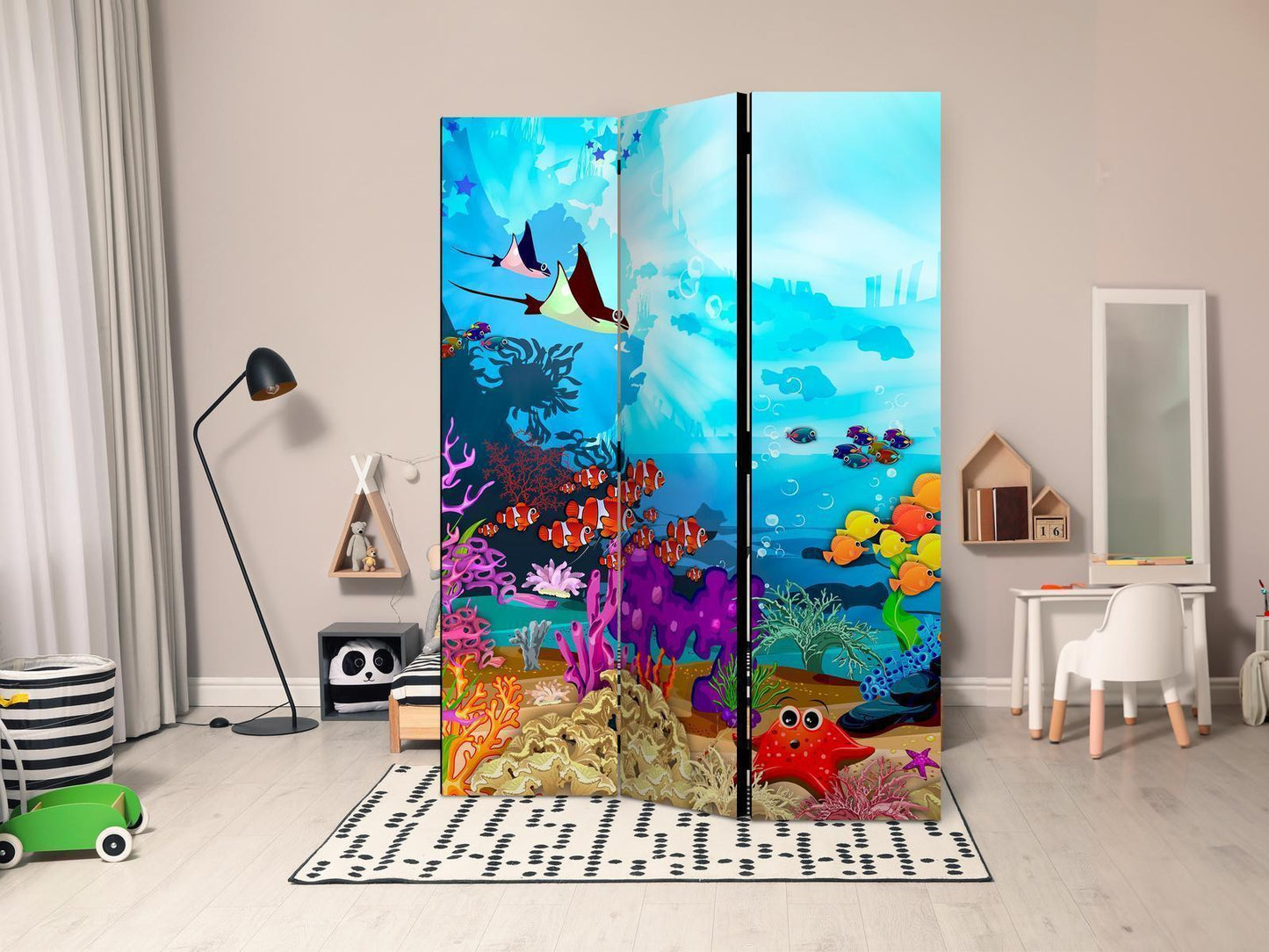 Paravent - Colourful Fish Artgeist