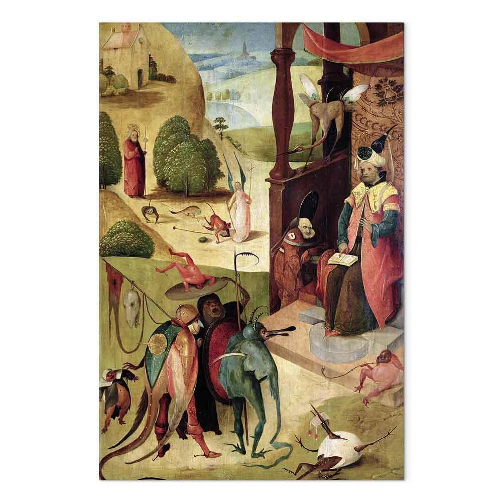 Leinwandbild - Hieronymus Bosch – St James and the Magician