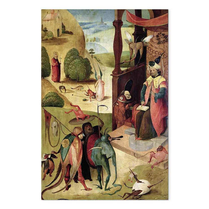 Leinwandbild - Hieronymus Bosch – St James and the Magician