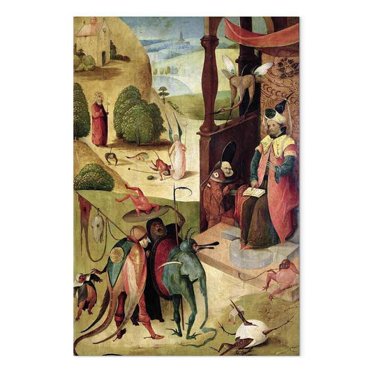 Leinwandbild - Hieronymus Bosch – St James and the Magician