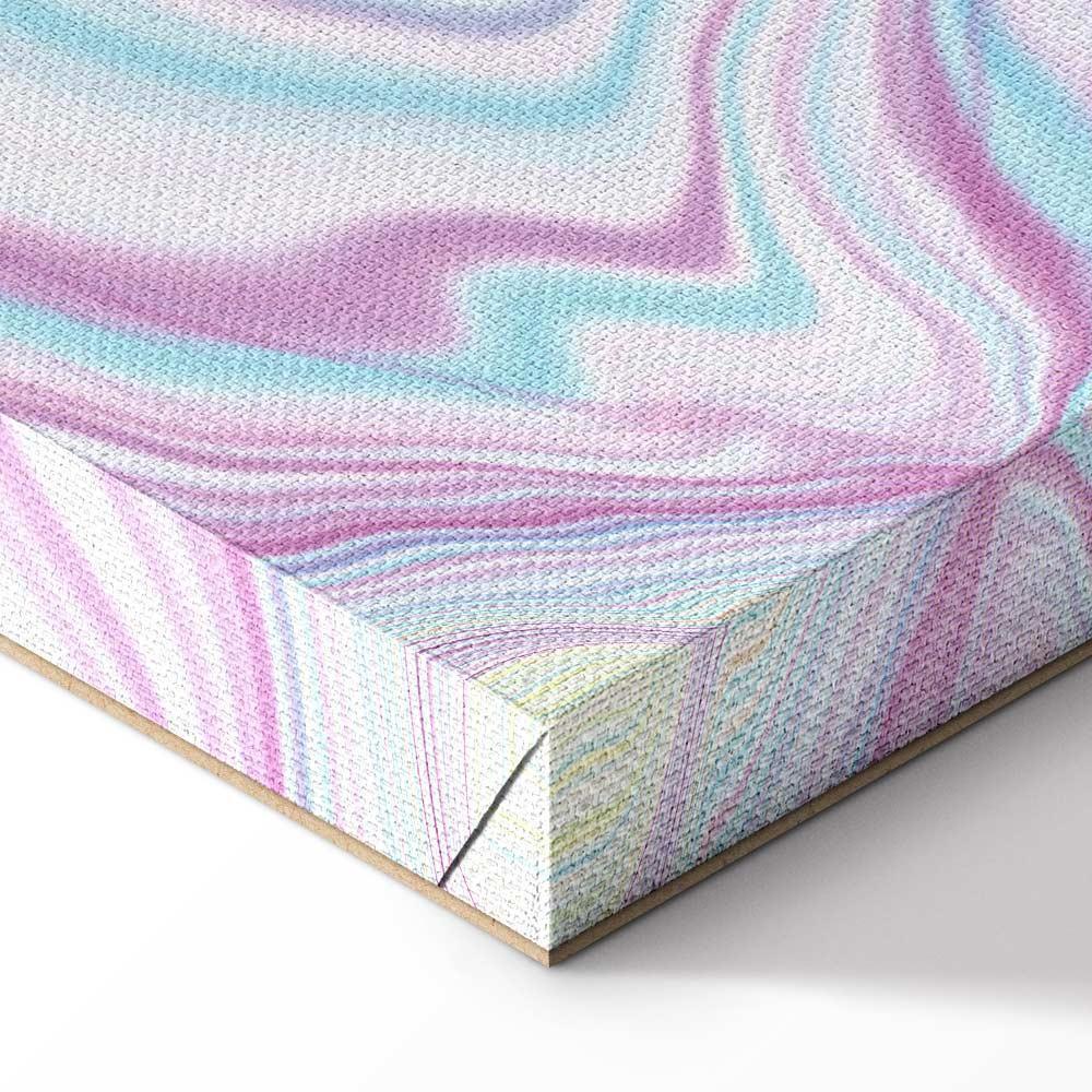 Leinwandbild - Colorful Dream - Abstract Shapes in Pastel Colors