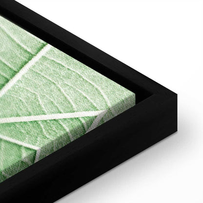 Leinwandbild - Malachite Leaf (1 Part) Vertical