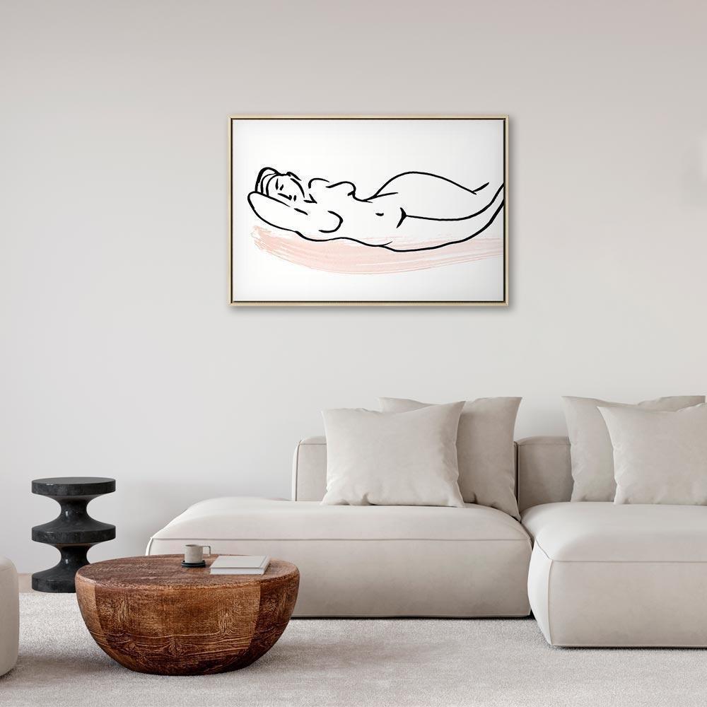 Leinwandbild - Sunbathing (1 Part) Wide