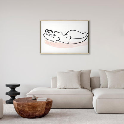 Leinwandbild - Sunbathing (1 Part) Wide