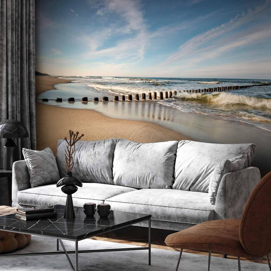 Fototapete Sea Breeze – Sanfte Meeresbrise für dein Zuhause