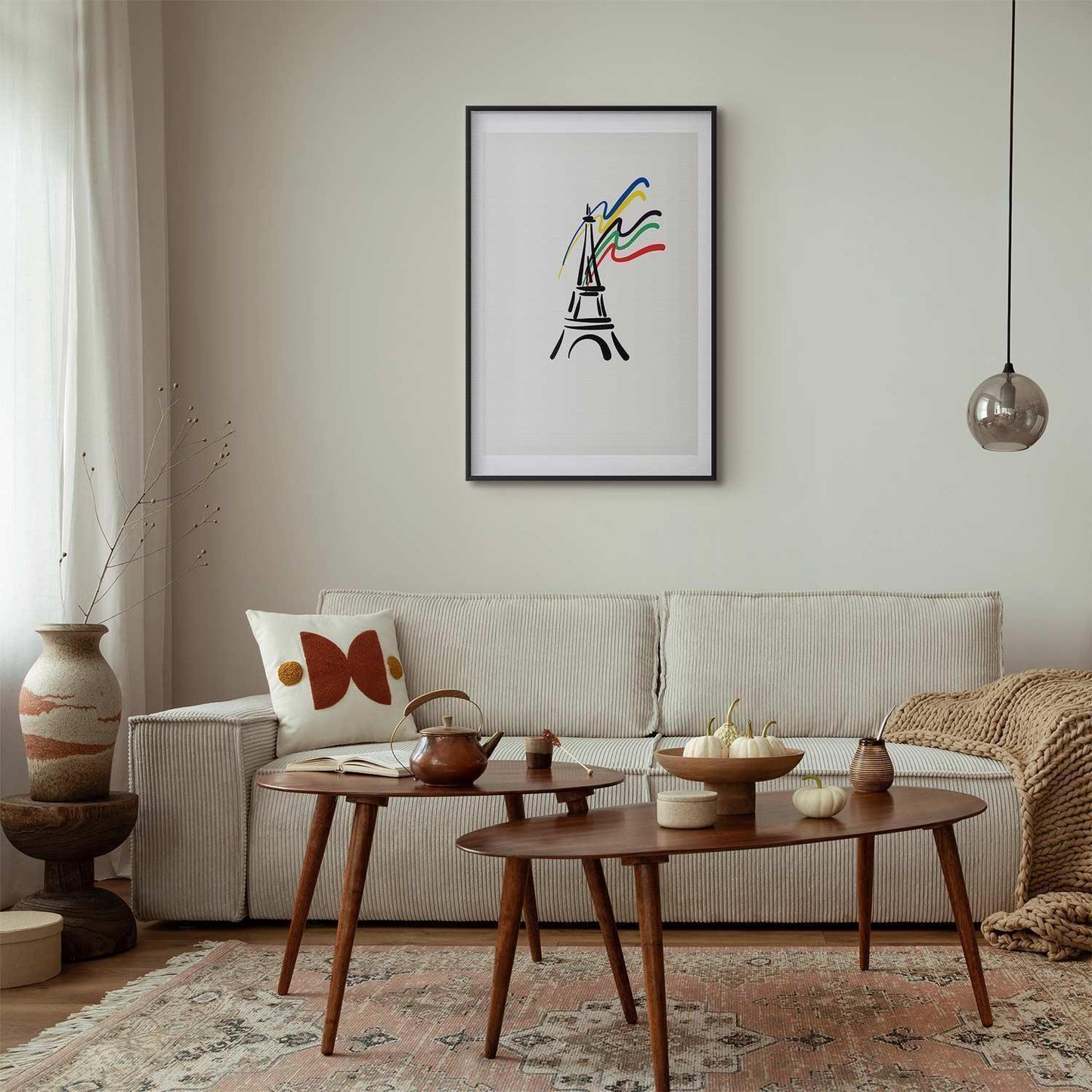 Poster - Eiffel Tower and Colors