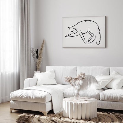 Leinwandbild - Cat's Dreams (1 Part) Vertical