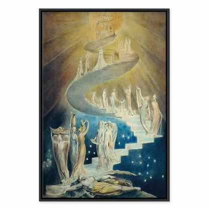 Leinwandbild Jakobsleiter William Blake – Religiöse Kunstgeschichte