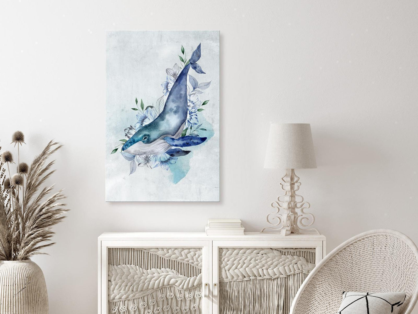 Leinwandbild - Mr Whale (1 Part) Vertical