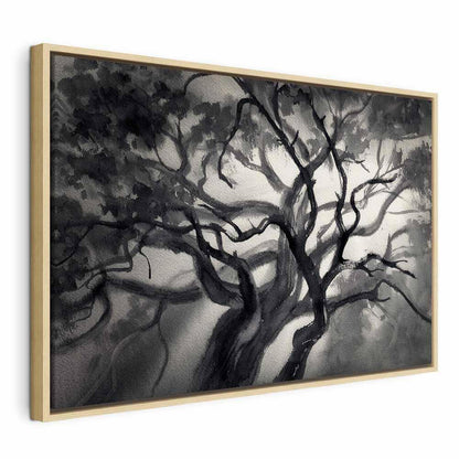 Leinwandbild - Lighted Branches (1 Part) Wide