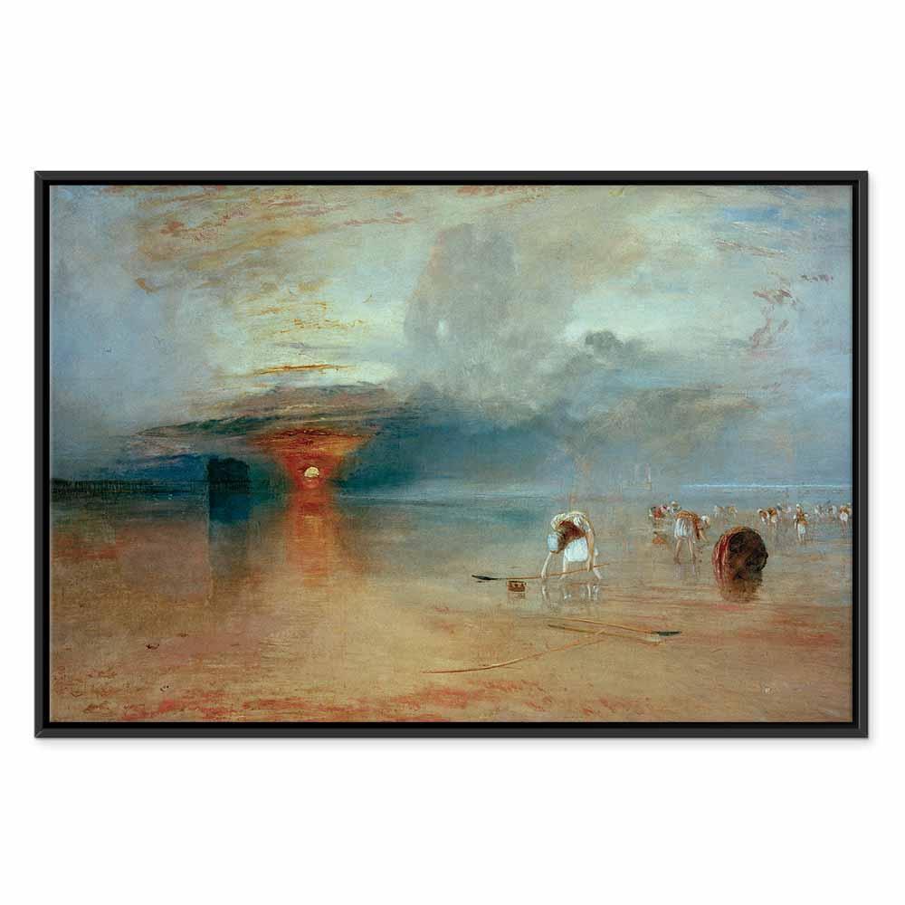 Leinwandbild - William Turner – Calais Sands at Low Water