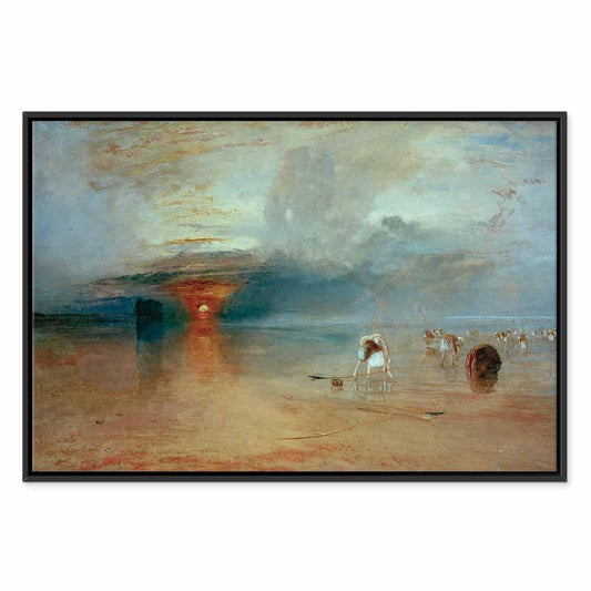 Leinwandbild - William Turner – Calais Sands at Low Water