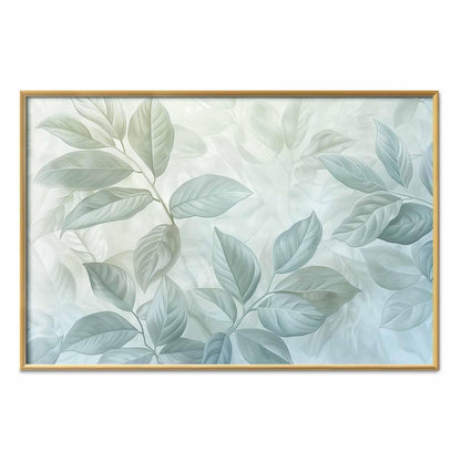 Poster - Mint Leaves - large botanical motif