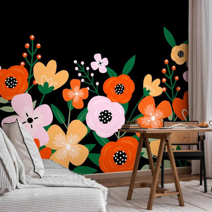 Fototapete - Colorful Bloom - Second Variant