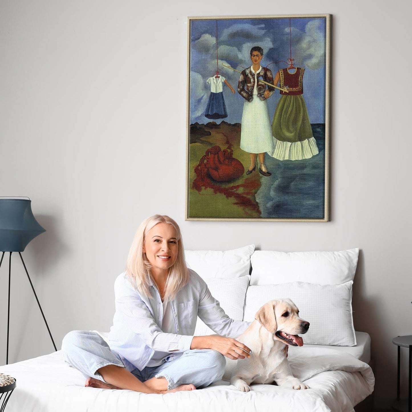 Leinwandbild - Frida Kahlo – Memory (The Heart)