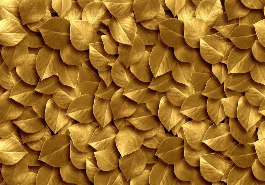 Fototapete - Golden Leaves Artgeist