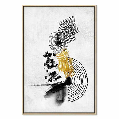 Leinwandbild - Landscape With the Sun (1 Part) Vertical