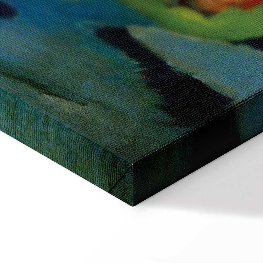 Leinwandbild - Franz Marc – The Red Horses (Grazing Horses IV)