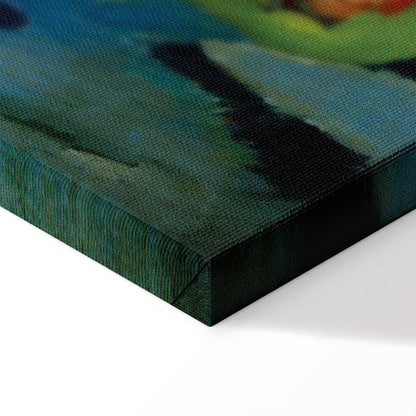 Leinwandbild - Franz Marc – The Red Horses (Grazing Horses IV)