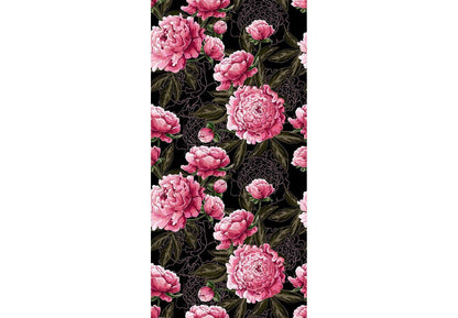 Blumentapete mit üppigen Blumen

