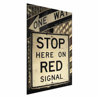 Poster - Road Signs Artgeist