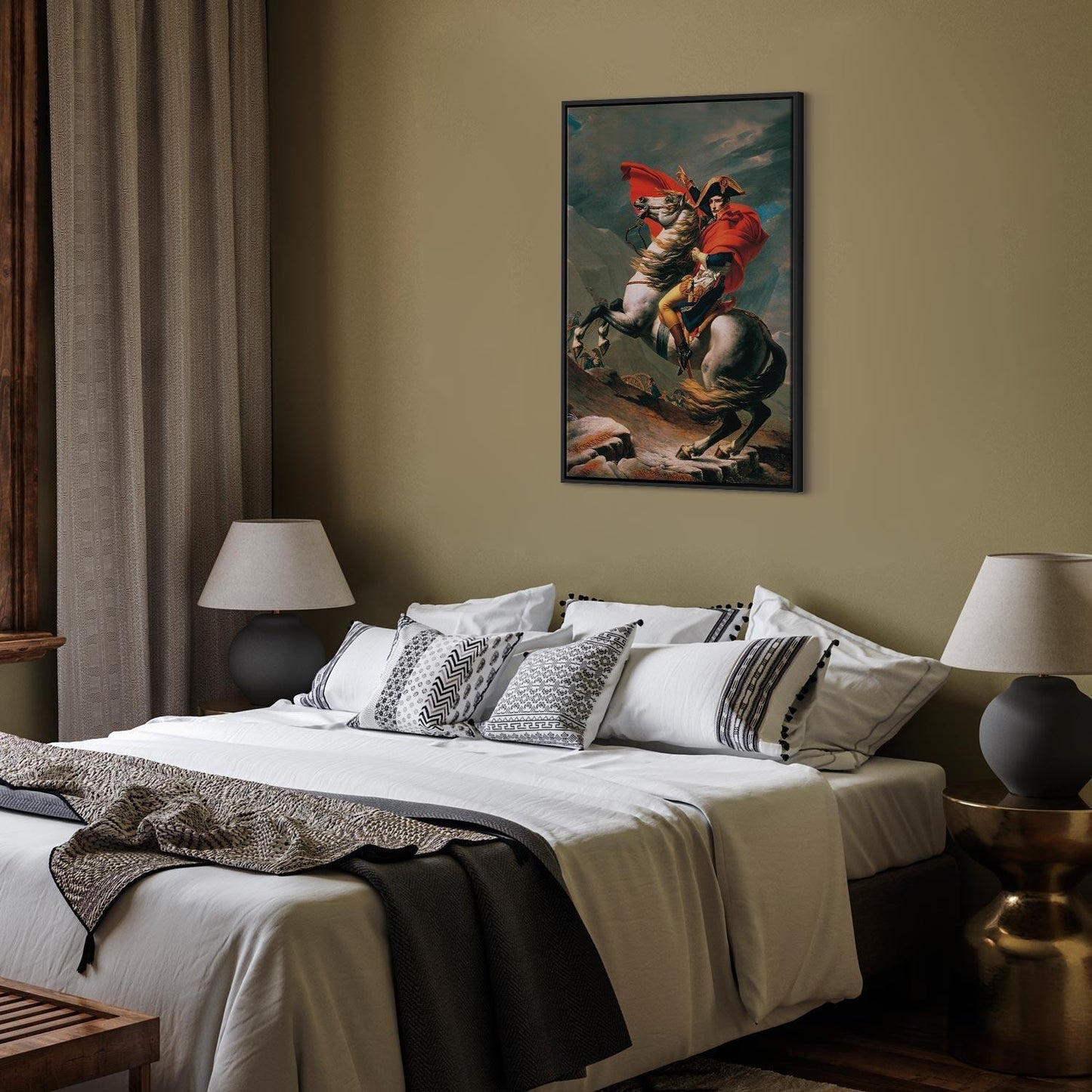 Leinwandbild - Jacques-Louis David – Napoleon Crossing the Alps