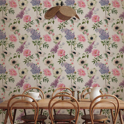 Tapete - Roses and Lilacs