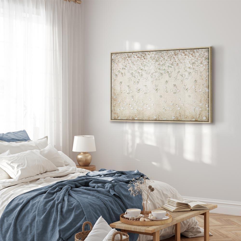 Leinwandbild - Falling Flowers (1 Part) Wide