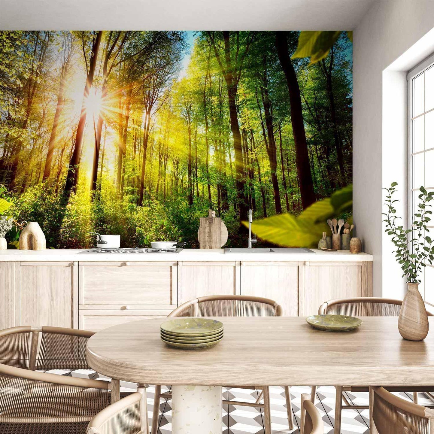 Fototapete - Forest Hideout Artgeist