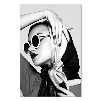 Leinwandbild - Stylish Lady (1 Part) Vertical