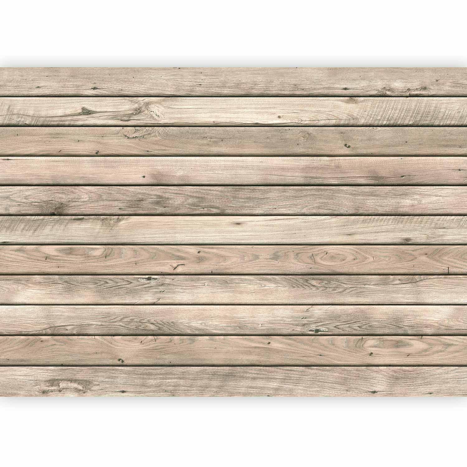 Fototapete mit natürlicher Holzstruktur – gemütlicher Look

