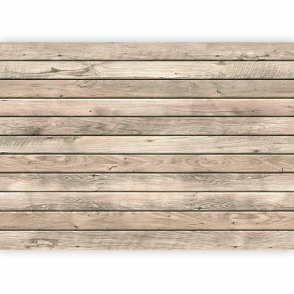 Fototapete mit natürlicher Holzstruktur – gemütlicher Look

