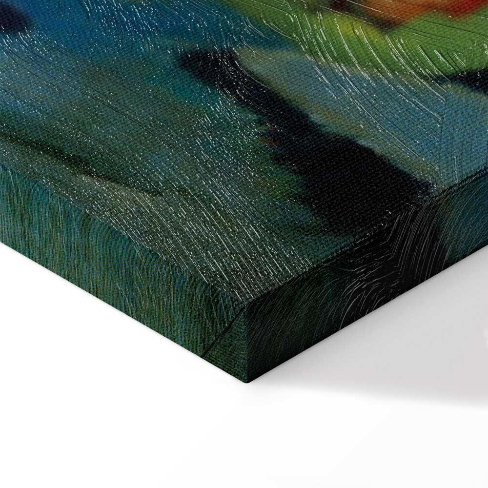 Leinwandbild - Franz Marc – The Red Horses (Grazing Horses IV)