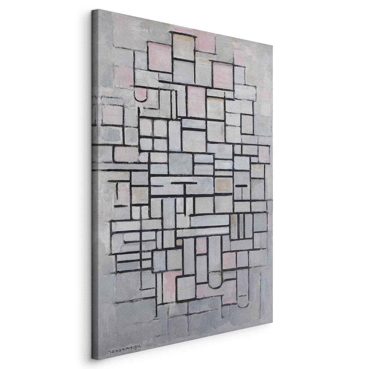 Leinwandbild - Piet Mondrian – Composition No IV