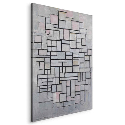 Leinwandbild - Piet Mondrian – Composition No IV