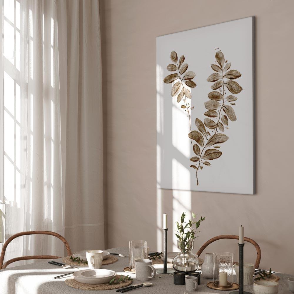 Leinwandbild - August Leaves (1 Part) Vertical