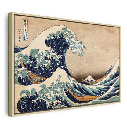 Leinwandbild - The Great Wave off Kanagawa (Reproduction)