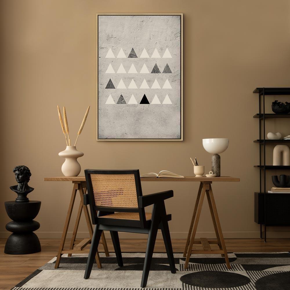 Leinwandbild - Grey Forest (1 Part) Vertical