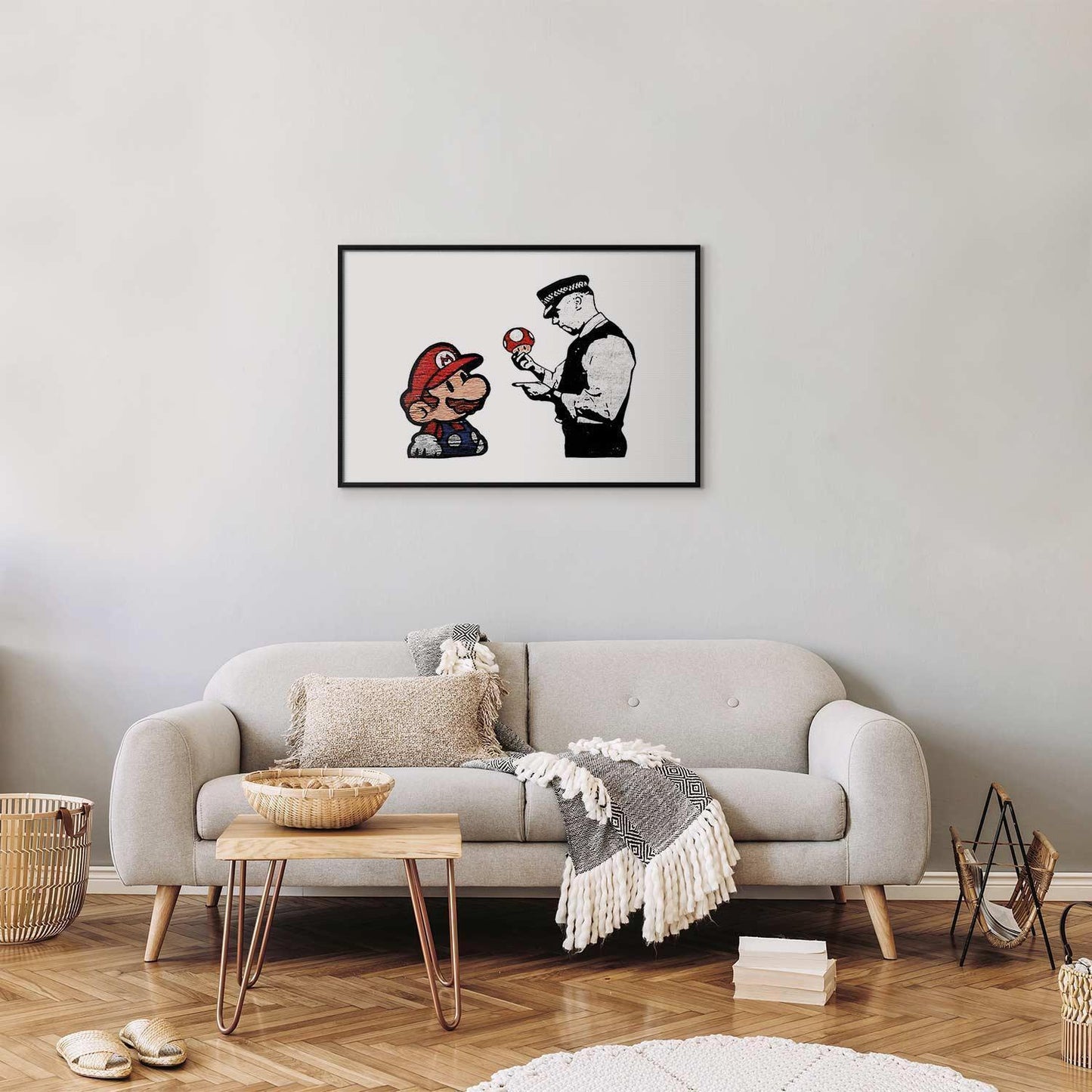 Poster - Banksy: Mushroom Picker Artgeist