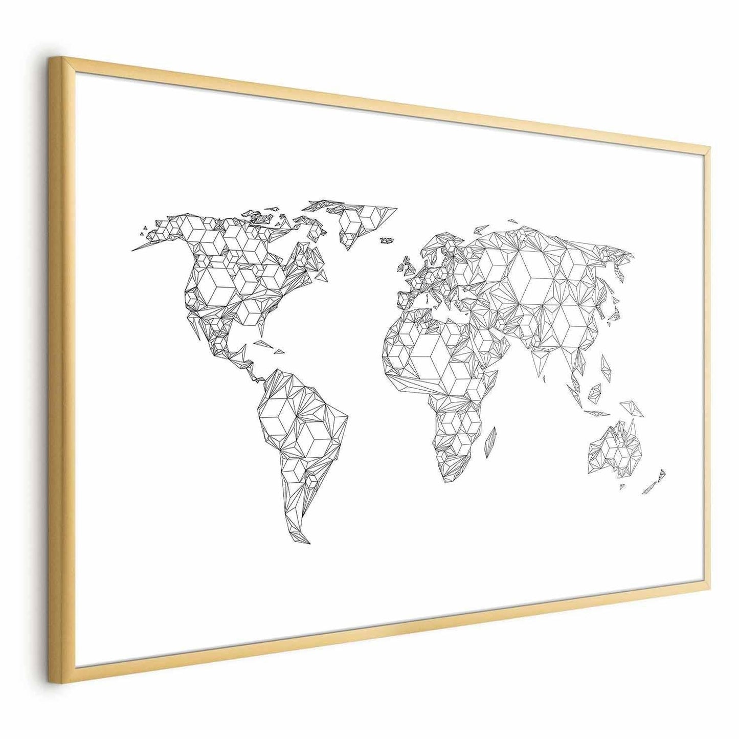 Poster - Geometric Map Artgeist
