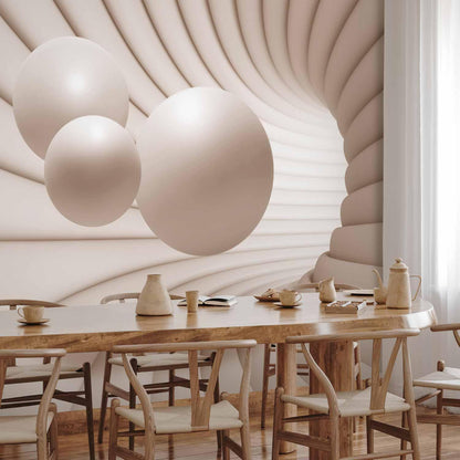 Fototapete - Balls in the Tunnel