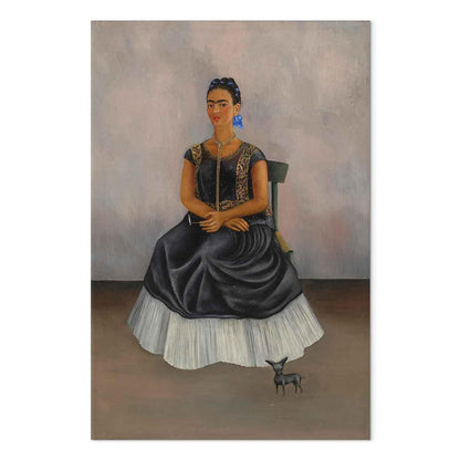 Leinwandbild - Frida Kahlo – Itzcuintli Dog with Me