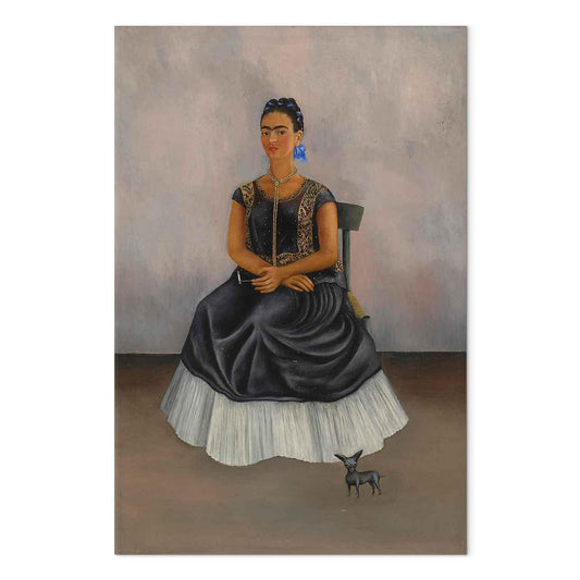 Leinwandbild - Frida Kahlo – Itzcuintli Dog with Me